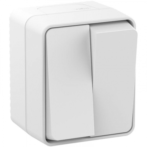 Выключатель 2-кл. ОП AtlasDesign PROFI IP54 10AX бел. SE ATN540151 фото 4