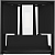 Светильник VOL.CUBE/W (100) 10W 830 BK СТ 1912000010