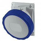 Розетка панельная 16А 3п 2P+E 230В IP67 с наклоном DKC DIS4181663S