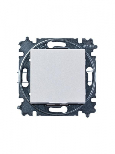 Выключатель 1-кл. СП Levit IP20 жемчуж./ледяной ABB 2CHH590145A6068 фото 3