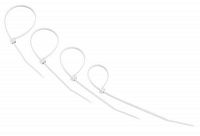 Хомут кабельный 2.5х150 нейл. бел. (уп.25шт) Rexant 07-0150-25