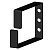 Кольцо кабельное 40х60мм черн. DKC R5ITCP4060B