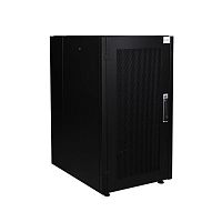 Шкаф напольный 19дюйм 20U 600х800 передн. дверь перфорир.; задн. стенка перфорир. черн. Datarex DR-721011