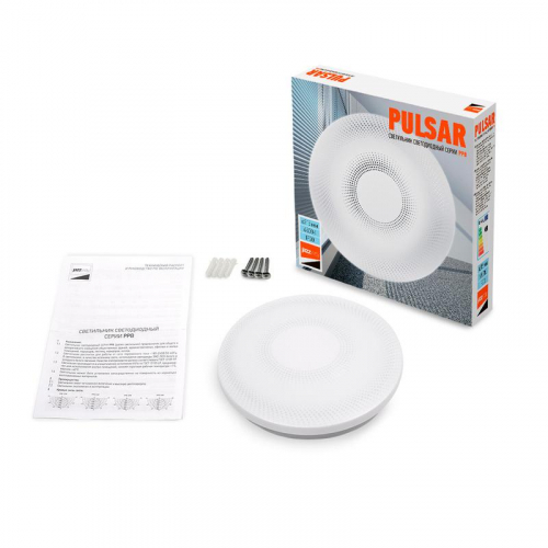 Светильник светодиодный декоративный PPB Pulsar 12Вт 6500К IP20 d215х50 настенно-потолочный бытовой JazzWay 5025004 фото 8