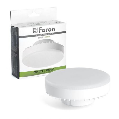 Лампа светодиодная LB-474 25Вт 4000К GX70 230В FERON 38269