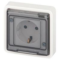 Розетка Эксперт 11-2521-01 2P+E IP55 16А-250В СУ бел. Эра Б0063259