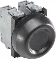 Кнопка KP6-40B с резин. колп. IP66 черн. ABB 1SFA616105R4006