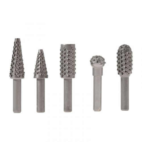 Набор борфрез (шарошек) по дереву (5 предметов) Kranz KR-91-0798