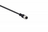 Кабель соединительный 2м с гнездом M12х3 ПУ IP68 EMAS SKM12P3YXP2