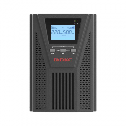 Источник бесперебойного питания онлайн для Small Tower 1000В.А/900Вт 1/1 2хSchuko EPO USB RS-232 RJ45 без АКБ 7А.ч DKC SMALLT1A0PS фото 3