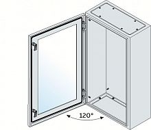 Корпус шкафа IP65 (дверь со стеклом) монтаж. плат. 1200х800х300 ABB SRN12830VK