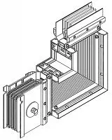 Секция угловая вверх 2500А Al 3L+N+PER IP55 тран. IEK LB-2500A4-35-F-LU