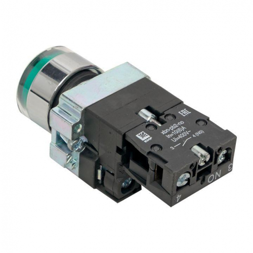 Кнопка BA31 с подсветкой 24В зел. NO PROxima EKF xb2-bw31-24 фото 5