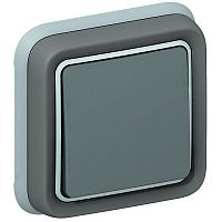 Переключатель проходной 1-кл. 1п СП Plexo 10А IP55 250В 10AX сер. Leg 069811