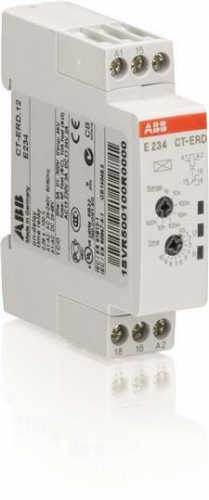 Реле времени CT-ERE 24-48В DC 24-240В AC 7 времен. диапазонов 0.05с...100ч 1ПК CT-ERD ABB 1SVR500100R0000