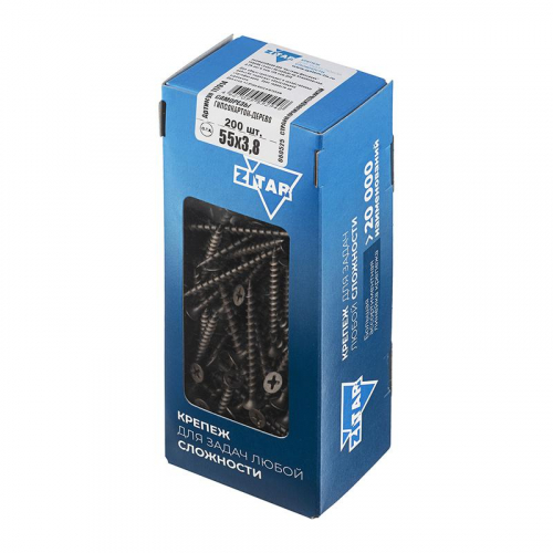 Саморез ШСГД 3.8х55 (уп.200шт) Tech-Krep/Zitar 117914 фото 3