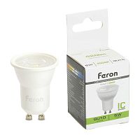Лампа светодиодная LB-272 5Вт MR11 4000К GU10 230В с линзой 38град. FERON 51219