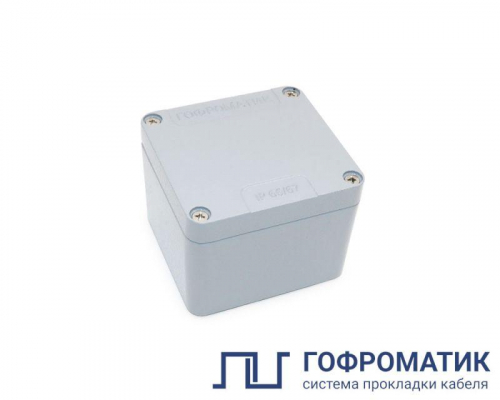 Коробка ответвительная 80х75х60 IP66/67 алюм. ГОФРОМАТИК zeta30390