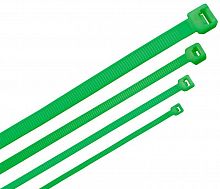 Хомут-стяжка для кабеля 4.8х200мм нейлон зел. (уп.100шт) ITK HKG-W48-L200