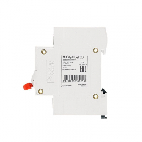 Выключатель нагрузки 2п 63А 400В City9 Set SE C9S16263 фото 4