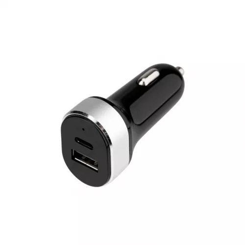 Автозарядка в прикуриватель АЗУ USB-A+USB-C 3.1А черн. Rexant 18-2226 фото 5