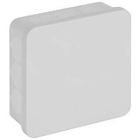 Коробка распаячная KOR-100-100-40-13g-K-2MP двухкомпонентная HF стойкая к УФ 100х100х40мм сер. ПМ IP66 Эра Б0073000