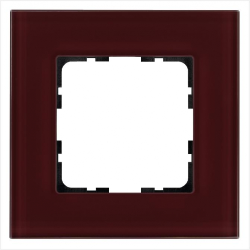 Рамка 1-м G-Glass стекло гранат. JasmartG1001GH