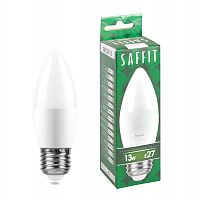 Лампа светодиодная SBC3713 13Вт C37 свеча 4000К E27 230В SAFFIT 55167