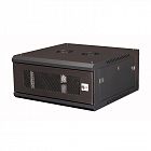 Шкаф телекоммуникационный настен. 19дюйм 4U 280х600х600мм дверь перфорация черн. Datarex DR-650101