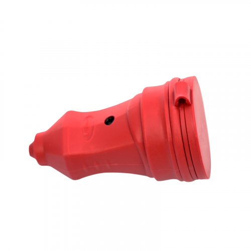 Розетка кабельная MultiSet 16А 2К+З 250В IP44 каучук красн. SE MST4402RD фото 4