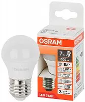 Лампа светодиодная LED Star 7Вт шар 4000К E27 600лм (замена 60Вт) OSRAM 4058075696440