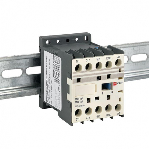 Мини-контактор МКЭ 12А кат. 400В AC 1НО PROxima EKF Mctr-s-12-400 фото 3