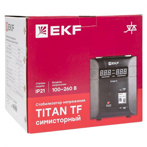 Стабилизатор напряжения электронный напольного исполнения TITAN -ТF-3000 EKF stab-TF-3000 фото 8