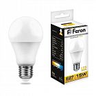 Лампа светодиодная LB-94 15Вт A60 грушевидная 2700К E27 230В FERON 25628