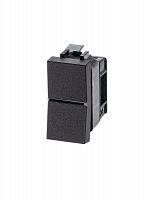 Выключатель 1-кл. 1п 1мод. СП Zenit 16А IP20 с клавишей антрацит ABB 2CLA210100N1801