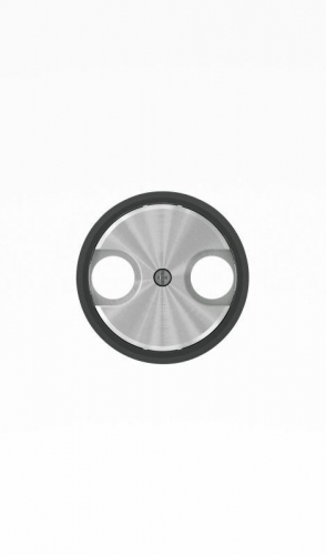 Накладка для TV-R розетки SKY Moon кольцо черн. стекло ABB 2CLA865000A1501