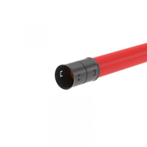 Труба гофрированная двустенная ПНД жесткая d160мм с муфтой для кабельной канализации SN8 750Н красн. (дл.5.70м) DKC 160916-8K57