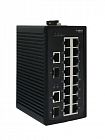 Коммутатор промышленный неуправляемый Ethernet 16х10/100BaseT 2х100/1000BaseX SFP SE NSETU118T16X02A