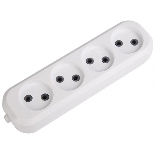 Колодка удлинителя 4-м без заземл. Rexant 11-8715