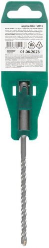 Бур по бетону SDS PLUS с двойн. резьбой 6х160мм FIT 32913 фото 4