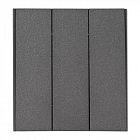Выключатель 3-кл. СП STRONG 10А графит Kranz KR-78-0707-6