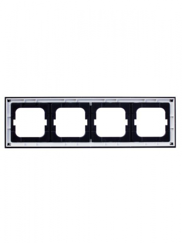 Рамка 4-м Axcent черн. ABB 2CKA001754A4412 фото 3
