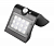 Светильник садовый SLR-W03-bk настенный датчик движ. черн. ФАZА 5033412