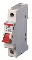 Рубильник 1п E201r 125А рычаг красн. ABB 2CDE281001R0125