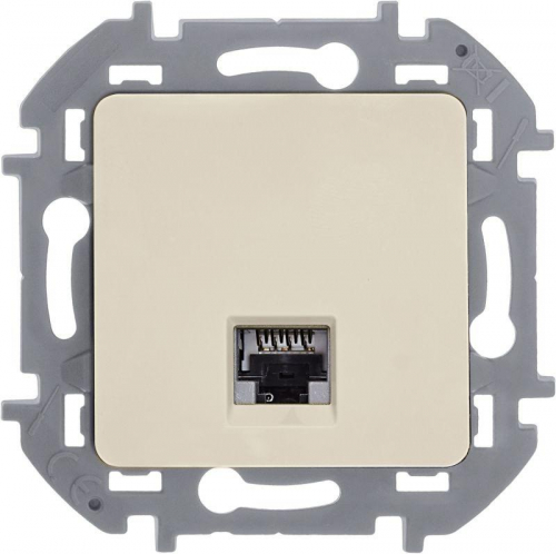 Розетка компьютерная Inspiria RJ45 кат.6 UTP механизм сл. кость IEK 673831 фото 5
