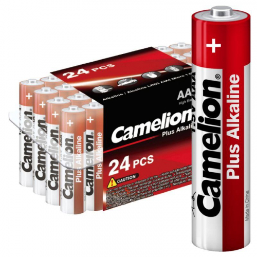 Элемент питания алкалиновый AAA/LR03 1.5В Plus Alkaline LR03-PB24 (уп.24шт) Camelion 7615 фото 2