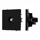 Механизм спутниковой розетки SCT-NOBE-MST1-SFPL-BK (SAT) черн. оникс Arlight 054297