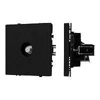 Механизм спутниковой розетки SCT-NOBE-MST1-SFPL-BK (SAT) черн. оникс Arlight 054297
