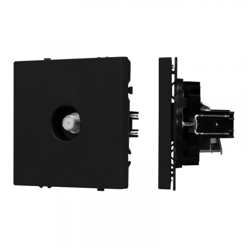 Механизм спутниковой розетки SCT-NOBE-MST1-SFPL-BK (SAT) черн. оникс Arlight 054297