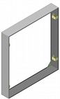 Кожух для навесной установки ЩЭ (серия mb02) Basic EKF mb02-k-bas